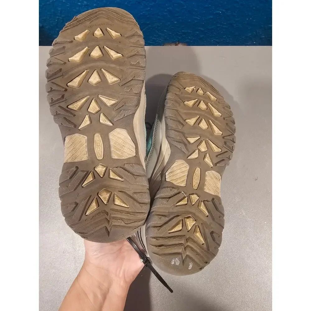 KEEN Targhee Sport Vent Kids Hiking Shoes – Waterfall/Vapor – Youth Size 1